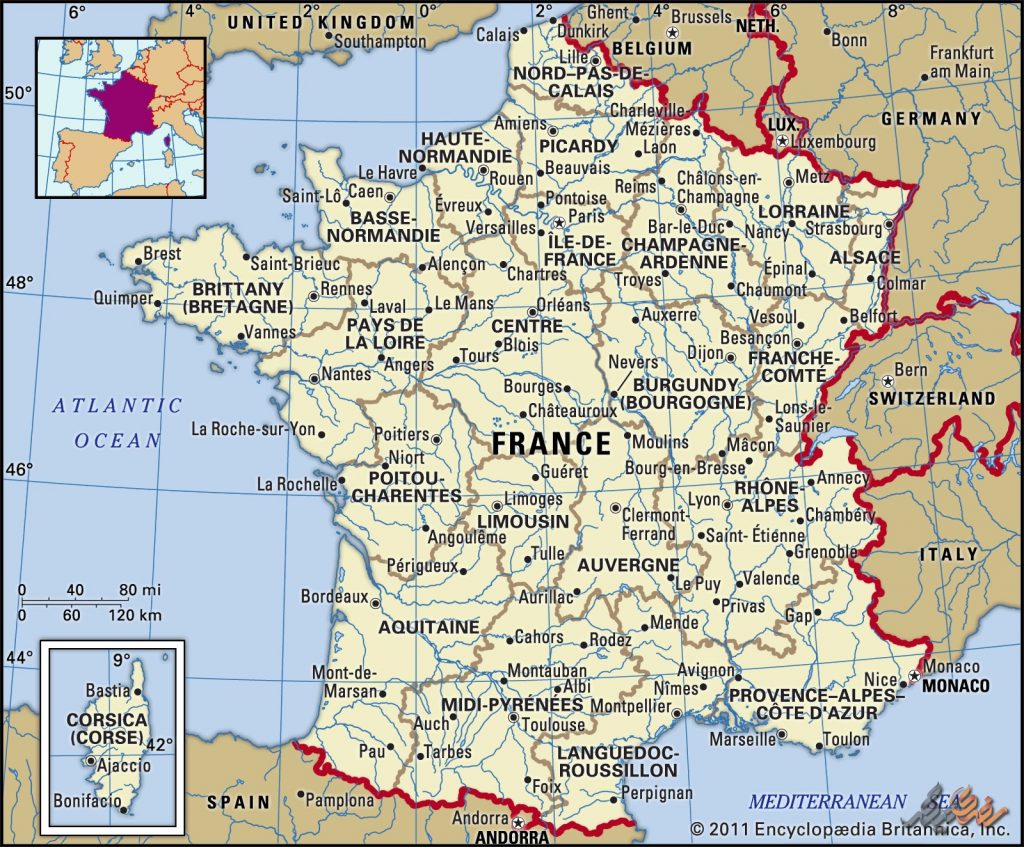 جغرافیای کشور فرانسه