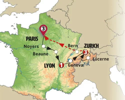 تور فرانسه - سوئیس نوروز 1403