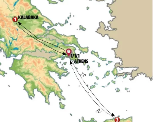 تور 9 روزه کرت و شمال یونان